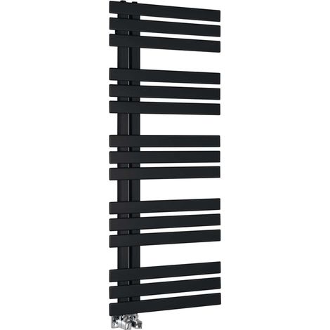 Sapho Silvana - calefactor 124x50 cm, negro mate IR154B (1/5)