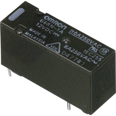 Omron G6RN-1 12DC Relais pour circuits imprimés 12 V/DC 8 A 1 inverseur (RT) 1 pc(s) S72053 (1/4)