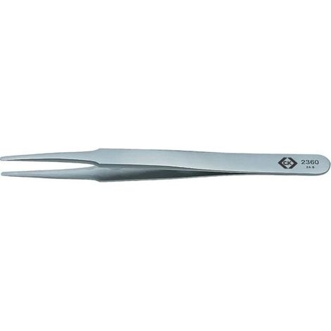 C.K. T2360 pinza de punta metálica plateada 120 mm