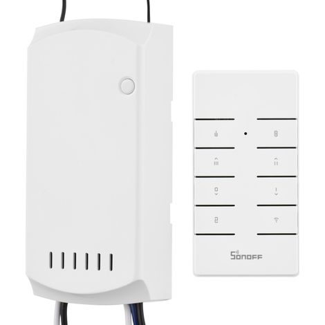 Ventilateur de plafond intelligent SONOFF iFan04-L Wi-Fi, télécommande et éclairage, contrôle vocal, 3 vitesses, compatible Google Home Assistant (basse tension) (1/5)