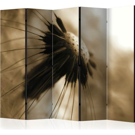 Paravent 5 Volets "Dandelion Sepia" 172x225cm (1/2)