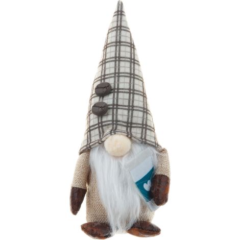 Plüsch-Gnom-Figur, Kaffee-Gnom-Plüschtier, Stoff, Höhe 23 cm, Geschenk für Kaffeeliebhaber (1/5)