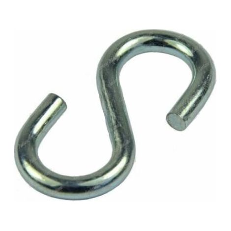 MAGGI GROUP - 6 PEZZI - GANCI AD S INACCIAIO INOX 304 Ø3MM