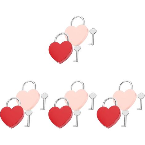 Lot de 8 petits cadenas en forme de cadenas pour décorer
