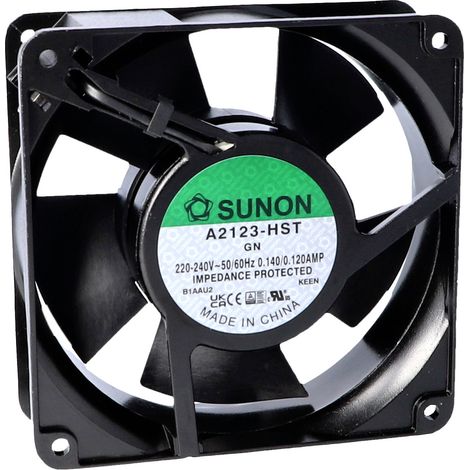 Sunon A2123-HST.(7).GN Axiallüfter 230 V/AC 190.24 m³/h (L x B x H) 38 x 120 x 120 mm
