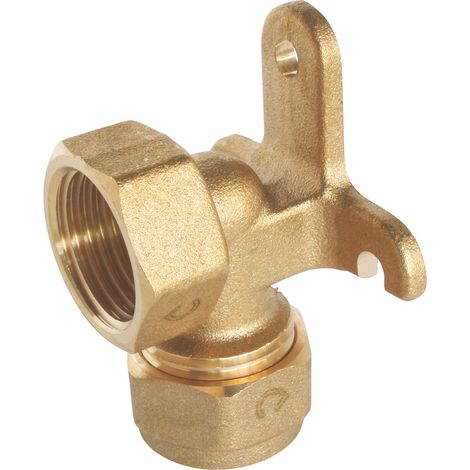 Raccord à compression - coude applique 15/21 - PER Ø16