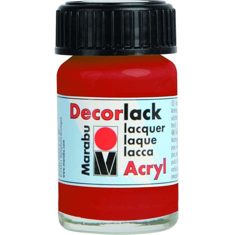 Decorlack Acryl Marabu 15 ml Rosso Ciliegia