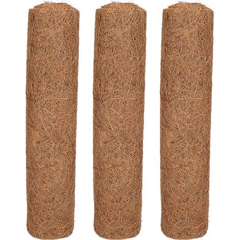 Dicke und robuste Kokosfasermatte, Kokosfasermatte für Gartendekoration, Isolierung, Auskleidung von Blumentöpfen und -körben, Haustierbettkissen. (1/5)