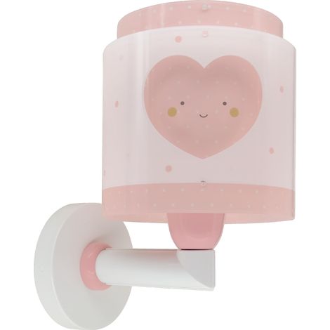 Applique murale enfant Coeur Rose, 76019S, E27 (1/5)
