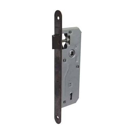 SERRATURA PATENT B.TONDO BRONZATO 040T BONAITI