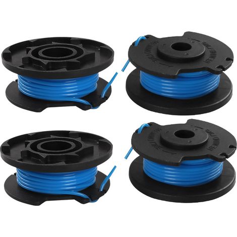4 Paquets Bobine de Rechange pour Coupe-bordure de Ligne 0,165 Peut remplacer la bobine OEM Ryobi One + AC14RL3A, Compatible Avec Ryobi One + AC14RL3A, Coupe-fil Sans Fil, 4 Bobines