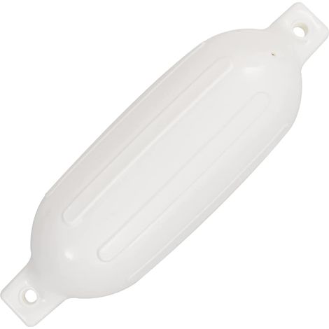 vidaXL Parachoques para barco 4 unidades PVC blanco Ø 16x58 cm (1/2)