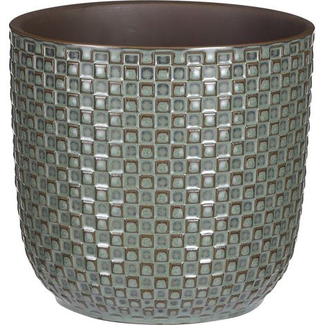 Mica Decorations Cache-pot d'intérieur Vert H17.5xl19xL19cm (1/5)