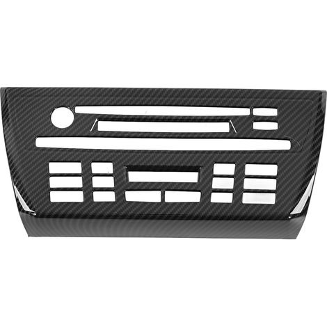 Autocollant de panneau CD style carbone, remplacement du cadre de tableau de bord pour X3 E83 2006‑2010 (1/5)