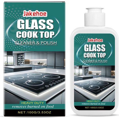 Jakehoe Glasherdreiniger & Polierer – Haushaltsreiniger für Induktions- und Keramikkochfelder (1/5)