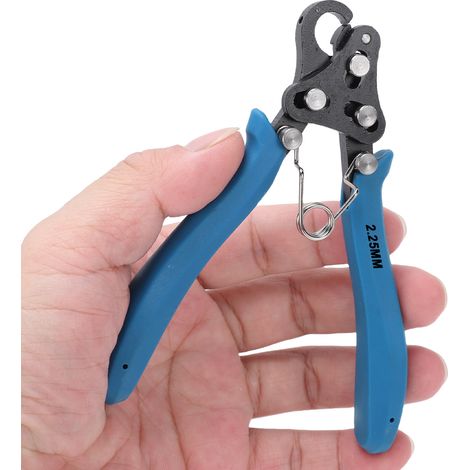 Pince boucle fil un pas 2,25mm bleu – Création boucles régulières bijoux fil 18-26g, artisanat