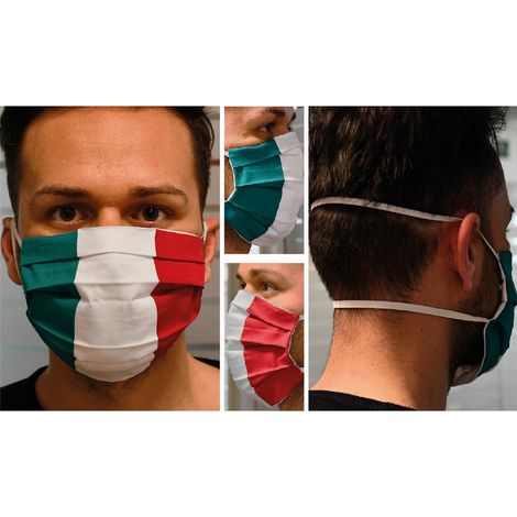 5PZ MASCHERINA IGIENICA PROTETTIVA RIUTILIZZABILE 'TRI cm19 8 imbustata singola