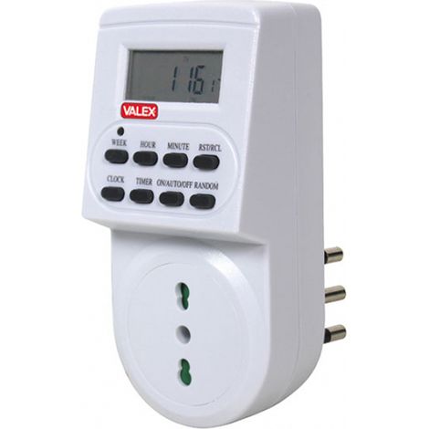 Presa bipasso temporizzata digitale con programmazione VALEX 1959905