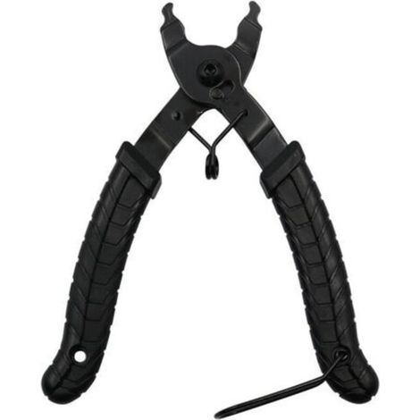 Outil de démontage de chaîne de vélo, noir, 167 x 63 mm, 1 pièce, pince à dégagement rapide, coupe-chaîne, pince à boucle magique (1/5)