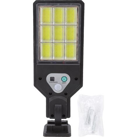9COB LED solar streetlights with motion detection, IP65 waterproof outdoor lamp for courtyard, driveway, or garden (1/5)