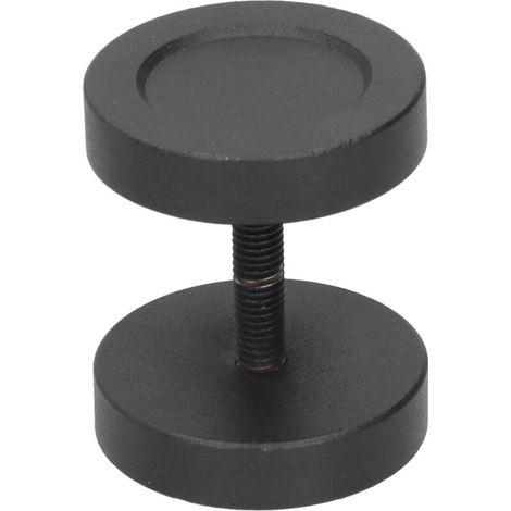 Bouton de porte de grange, poignée ronde facile à utiliser 2,0 x 2,0 pouces pour portes hangars, garages, portes de grange coulissantes pour portes d'armoires (1/5)