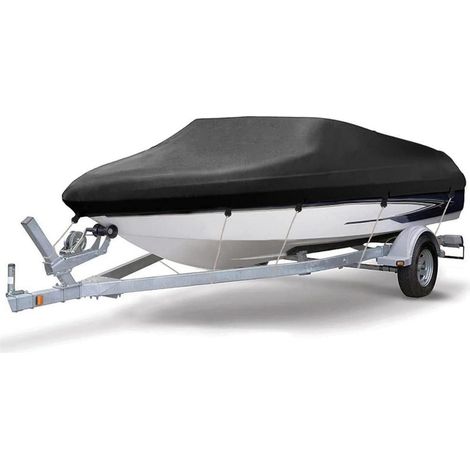 Bootsplane 4000PA wasserdicht, 420D Oxford, für V-Rumpf Boote 14-16ft (1/5)