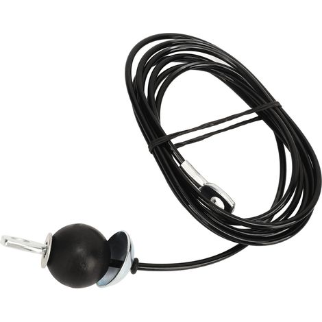 Câble de poulie de fitness robuste de 5 mm d'épaisseur, de 4 mètres, pour système de poulies et accessoires de machine à poulies. (1/5)