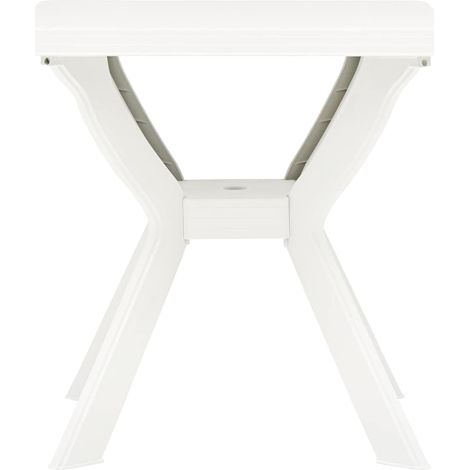 Maison Exclusive - Tavolo da Bistrot Bianco 70x70x72 cm in Plastica (1/5)