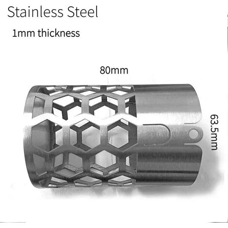 Pare-étincelles Smilodon pour poêle à bois, accessoires pour poêle de tente, kit de conduit de cheminée, chapeau de pluie ultraléger compatible avec les poêles en titane et les réchauds portables. (1/5)