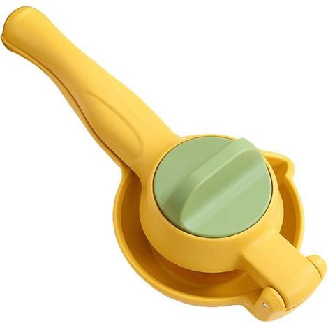Presse-Agrumes - Manuel - Pour Citrons Oranges Limons - Design Ergonomique - Jaune - 1 Pièce (1/5)