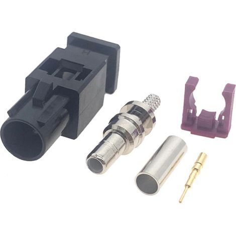 Connecteur Fakra pour câble RG316 code-A, droit
