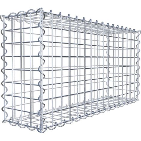 Gabiondeco - Gabion 80 cm x 40 cm x 20 cm (L x H x P). mailles 5 x 5 cm. Spirale - Made in Germany