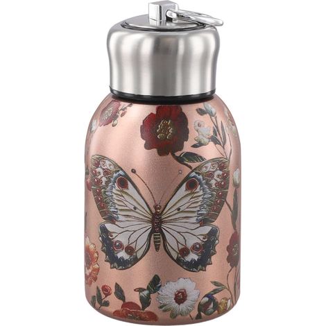 Bouteille d'eau isotherme en acier inoxydable de 300 ml, à double paroi, petite bouteille sous vide, bouteille portable (1/5)