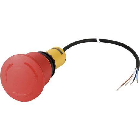 Arrêt d'urgence Eaton C22-PVT45P-K02-P62 185155 24 V DC/AC 4 A 2 NF (R) IP66, IP67, IP69, IP65 1 pc( (1/2)