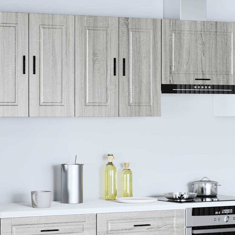 Maison Exclusive - Armario de pared de cocina Porto gris sonoma m