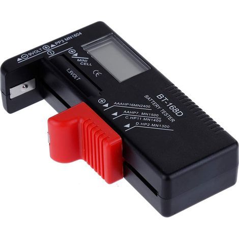 BT-168D testeur de tension numérique batterie universelle affichage de la batterie numérique pour AAA, AA, C, D, 1.5V, chargeur, pile bouton (1/5)