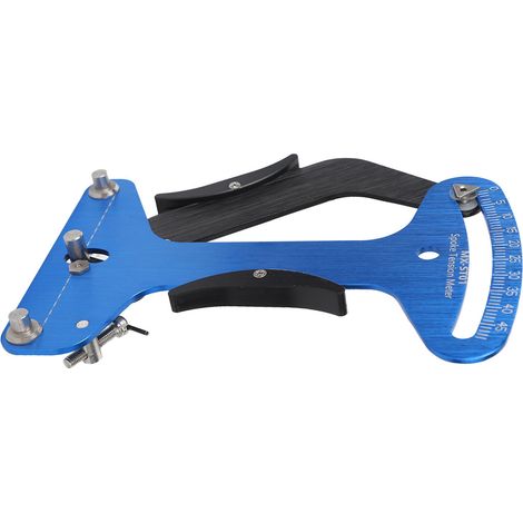 Speichenspannungsmesser für Fahrräder, einstellbare und präzise Skala, Prüfwerkzeug für Speichen aus Aluminiumlegierung zur Kalibrierung von Fahrradfelgen (1/4)