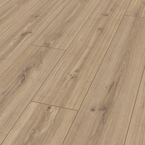 Parquet stratifié 12mm – Chêne Phalsbourg – 1375 x 188 mm – Système 5G clipsable – Résistant à l'abrasion et compatible chauffage au sol – Kronotex (1/4)