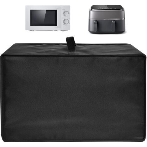 Housse de protection pour micro-ondes en tissu Oxford 420D imperméable, housse anti-poussière résistante à la chaleur pour friteuse à air et autocuiseur, 53x40x31 cm (1/4)