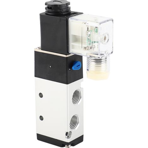 Électrovanne pneumatique 5 voies à 2 positions, en alliage d'aluminium résistant à l'usure, remplacement 4V210 08 DC24V (1/5)