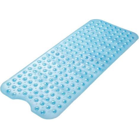 Non-slip, mold-resistant, extra-long antibacterial bath mat, BPA and phthalate-free, perfect for...