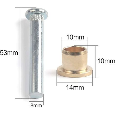 Voiture Porte Charnière Broches Bague Kit pour Nissan pour D22 1997-2005. Automobile Porte Charnière Broches Porte Charnière Réparation Kit MNS