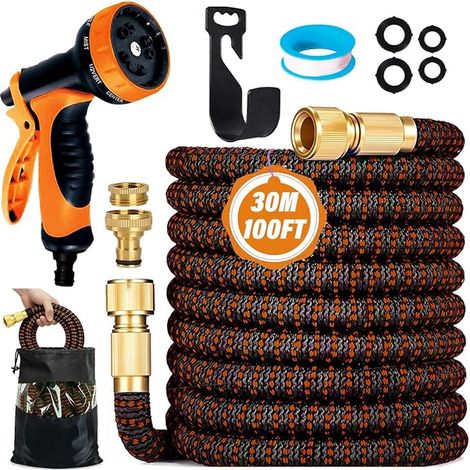 Garden Hose 30 m - Garden Hose - Gun, Connectors, Bag (1/3)