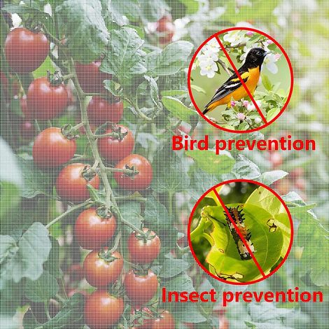 Filet Arbre Fruitier,Filet de Protection Fruitier,3 Pièces Sac de Plantes avec Cordon de Serrage,Anti-Insectes Couverture,Maille Fine Maille pour la Protection des Légumes et Fruits 150X100CM (1/5)