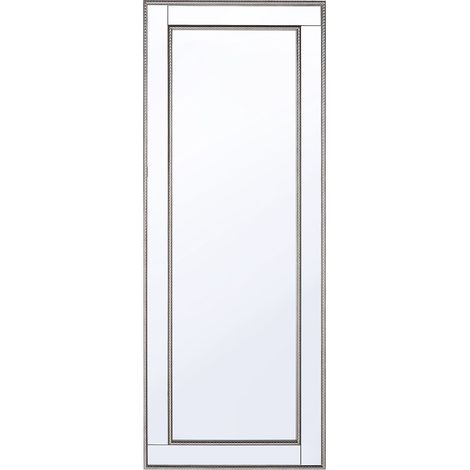 Specchio da parete 50 x 130 cm oro e argento Fenioux (1/5)