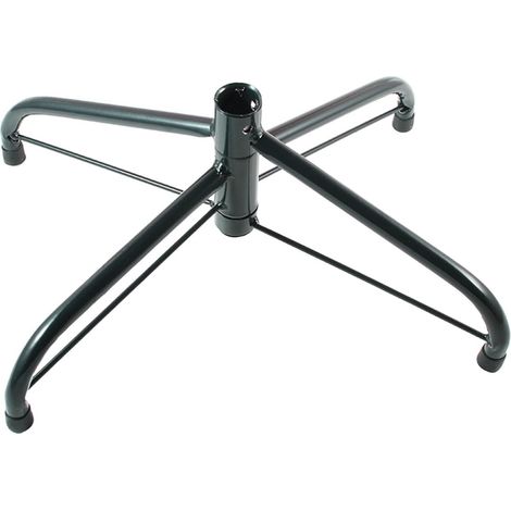 Support pour sapin de Noël - Pieds de sapin - Fer - Base pour sapin - Pliable - Trous de 1,9 cm - Pour sapins artificiels de 1,5 à 2,4 mètres - 30 cm - Vert (1/5)