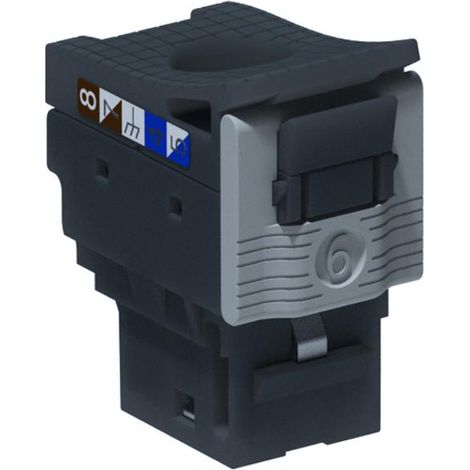 Legrand 24 PRESE CAT 6 UTP LCS3 KEYSTONE TOOLLESS RJ45 NERO (1/2)