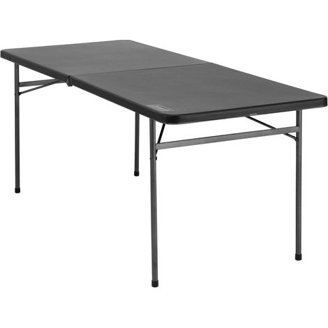 Coleman Camp Tisch Groß Schwarz Faltbar 6 Personen