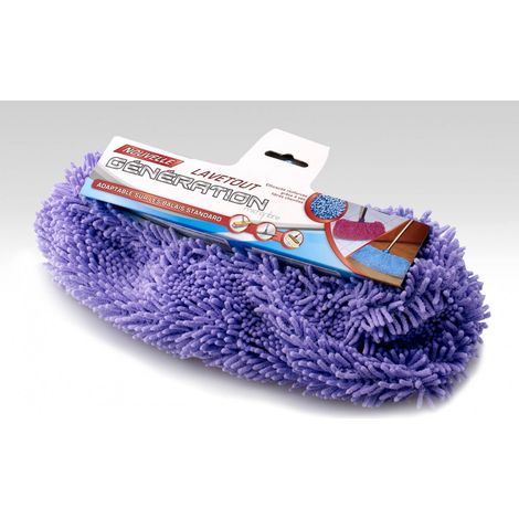 Venteo – Chiffon microfibre ultra-absorbant pour balai serpillière – Lavable en machine jusqu'à 60°C – Compatible avec balais plats standards