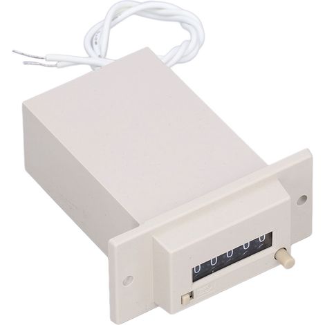Compteur d'impulsions précis, faible marge d'erreur, matériau ABS, compteur électromagnétique (1/5)